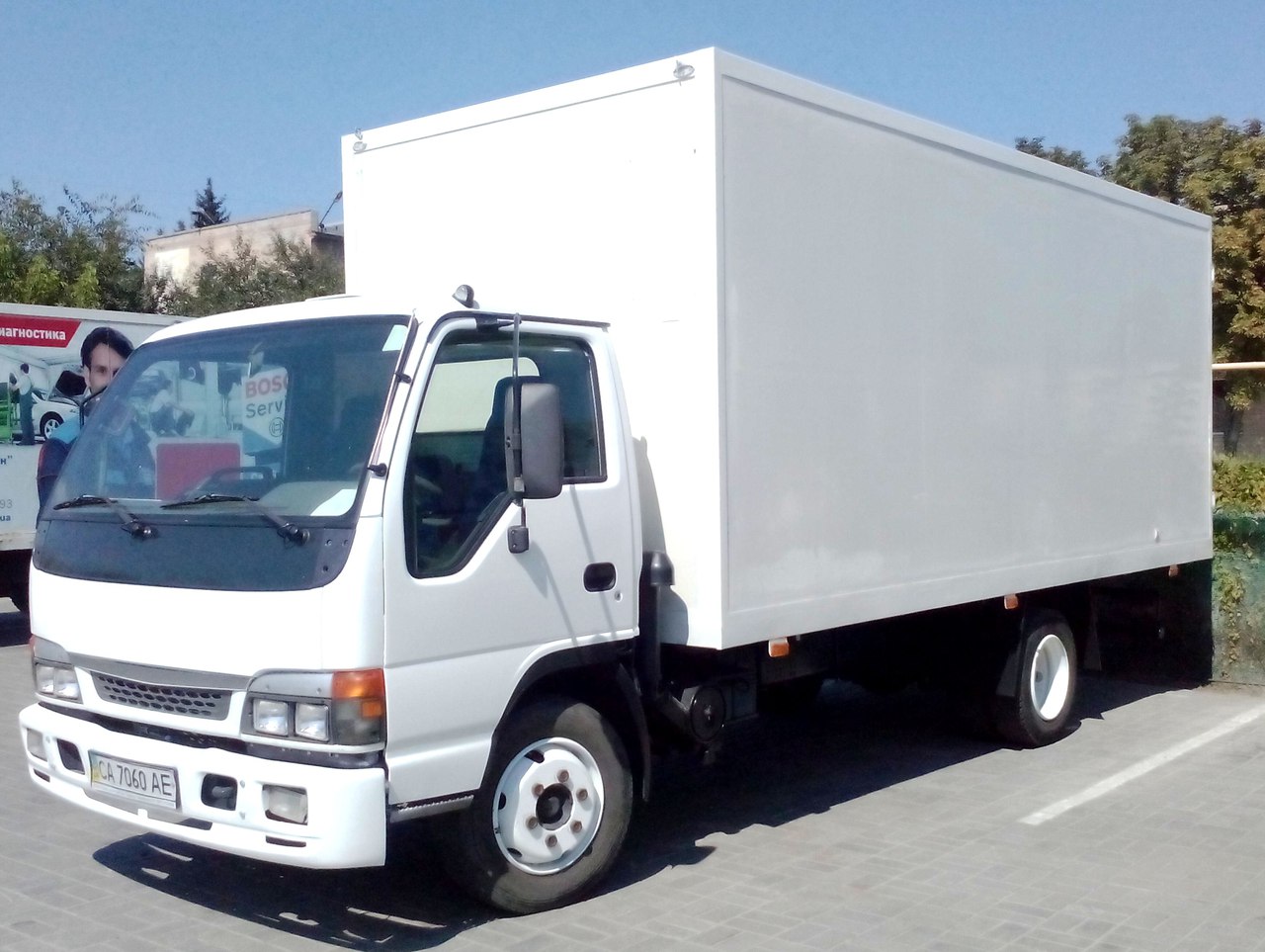 Результат кузовного ремонта ISUZU